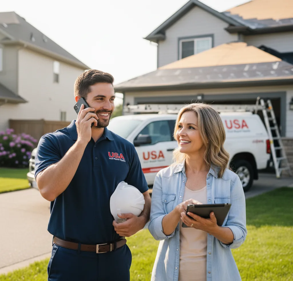 USA Roof Repair Experts customer support in Ralph